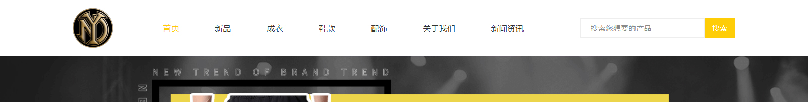 DNY潮牌服飾_深圳網(wǎng)站建設(shè)制作案例