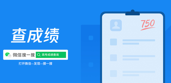 高考查分使用國(guó)家政務(wù)服務(wù)平臺(tái)微信小程序、微信搜一搜一站搞定