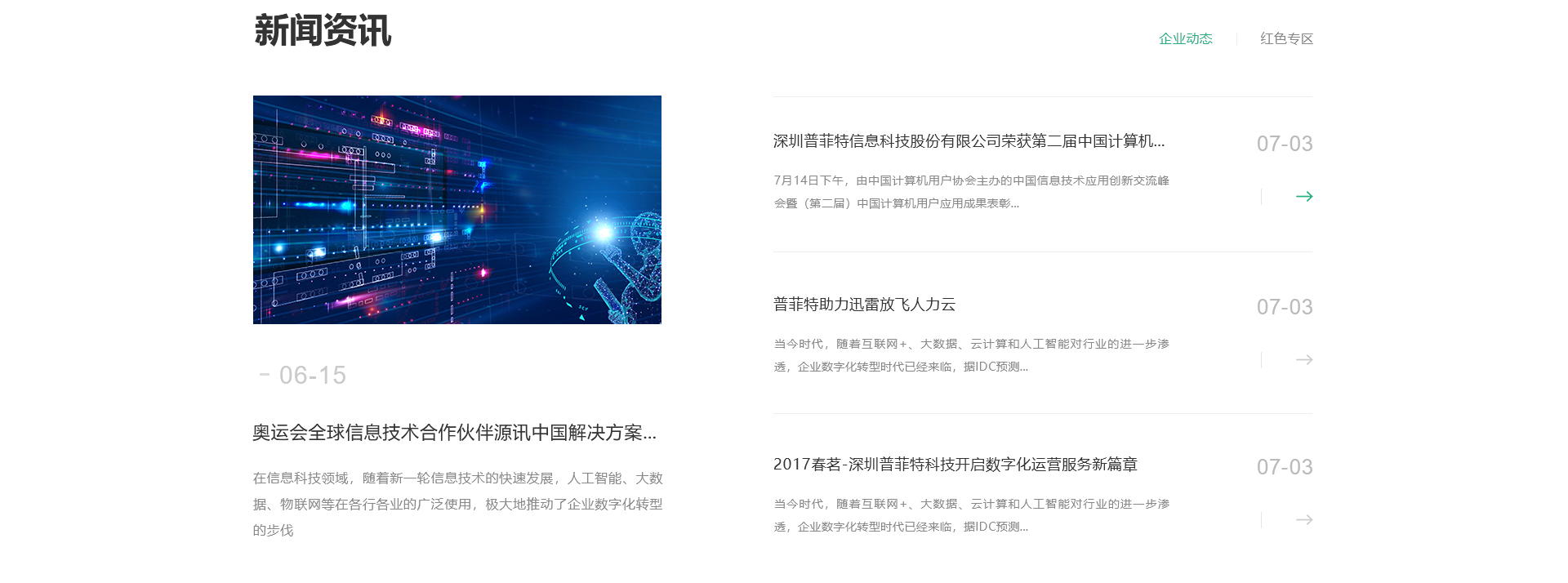 普菲特信息科技_信息行業(yè)網(wǎng)站_企業(yè)網(wǎng)站